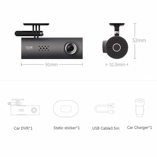 Cámara DVR para Auto WiFi 1080P Full HD con Visión Nocturna y Sensor G - Image 3