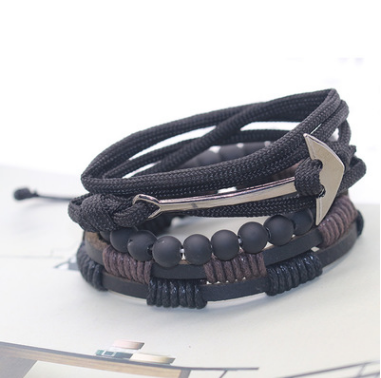 Pulseras de Cuero con Abalorios Artesanales - Image 5