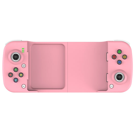 Black retractable game handle with red accents, dual joysticks, D-pad, and colored action buttons. - Image 10