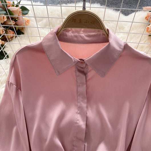 Top Crop Satinado Ajustado Estilo Cocción Ligera para Mujer - Image 20