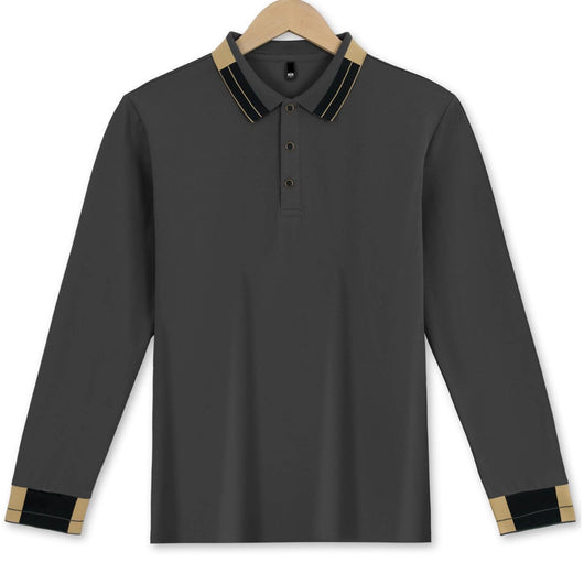 Camisa Casual de Negocios Manga Larga Solida para Hombre - Image 3
