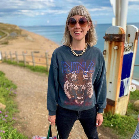 Sudadera con Estampado de Tigre