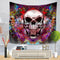 Crânio Halloween Digital Impressão Tapeçaria Pendurada Toalha De Mesa Praia Toalha 5 150 X 130