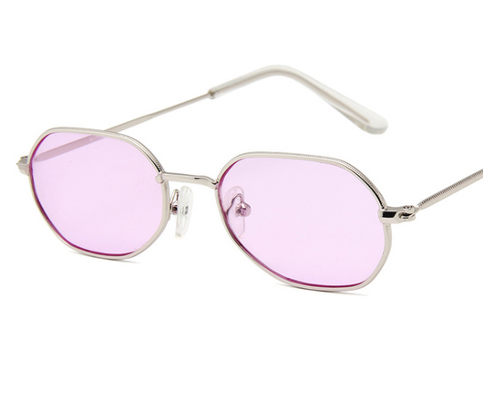 Gafas de Sol Poligonales Irregulares con Lente Marina Colorida para Hombre - Image 17