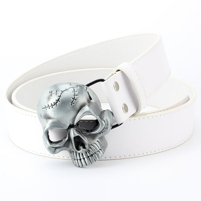 Cinturón de Cuero con Hebilla Calavera - Image 13