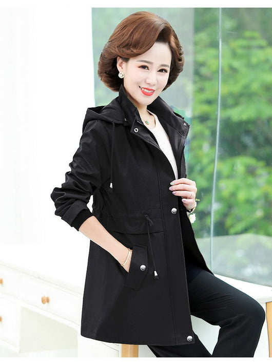 Abrigo Tipo Trench Elegante Largo - Primavera y Otoño - Image 16