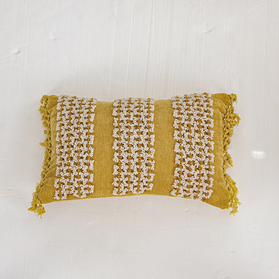 Funda de Cojín Bohemio Bordado a Mano con Terciopelo y Detalles Étnicos - Image 11