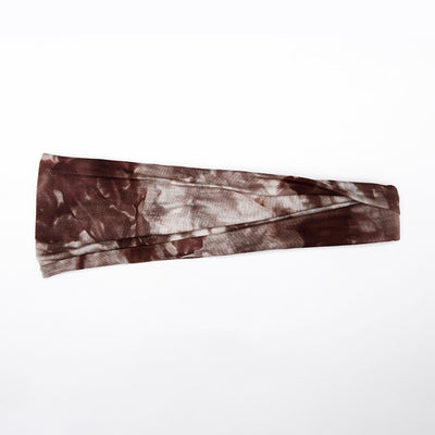 Cinta Deportiva Turbante Tie-Dye de Lado Ancho - Image 4