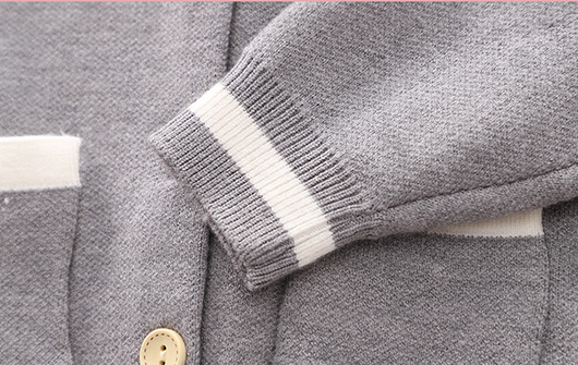 Conjunto de Dos Piezas: Cardigan Bordado de Manga Larga y Falda Plisada - Image 16