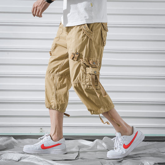 Pantalones Casuales Multi-bolsillos para Playa - Image 10