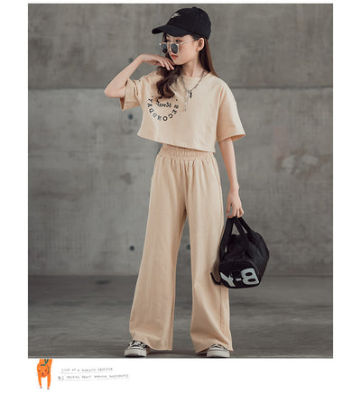 Conjunto Estampado: Camiseta Manga Corta + Pantalón Ancho Pierna Recta - Image 23