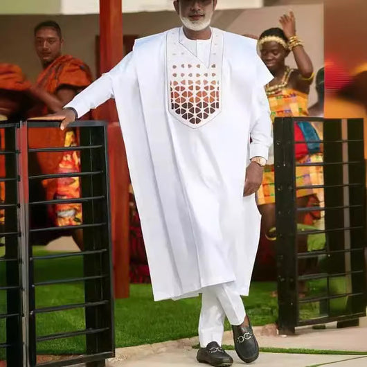 Traje Casual Hombre Estampado Étnico Africano - Image 4