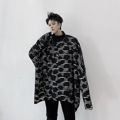 Sudadera Tipo Capa Murciélago para Hombre - Image 3