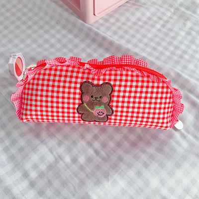 Estuche Escolar Adorable para Niñas - Diseño Viral con Red de Malla - Image 9