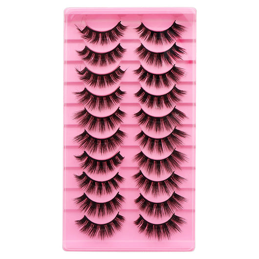 10 Pares de Pestañas Postizas Voluminosas con Rizo Natural - Image 6