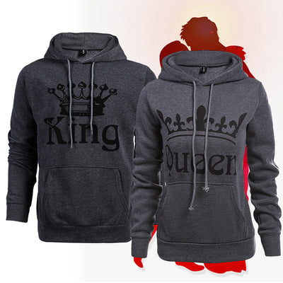 Sudadera KING QUEEN - Diseño de Parejas Moderno