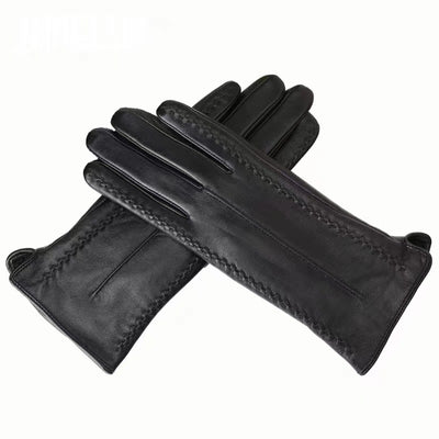 Guantes de Cuero Cálidos para Invierno Mujer - Image 9