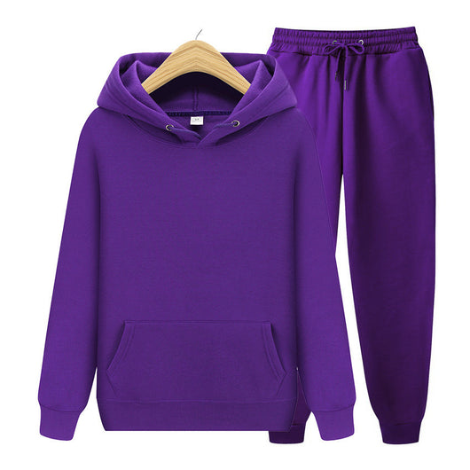 Sudadera con Capucha y Puños Acanalados para Hombre - Conjunto Deportivo de Color Liso - Image 8