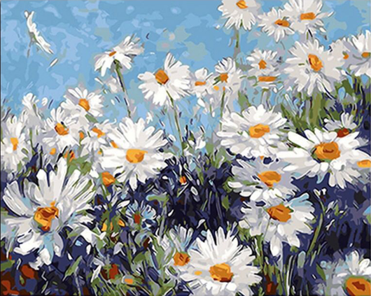 Cuadro Pintura por Números - Girasol