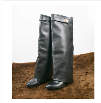 Botas de Moda Hasta la Rodilla Talla Grande - Image 10