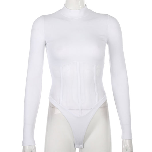 Jumpsuit con Detalles de Malla Estructurada - Image 16