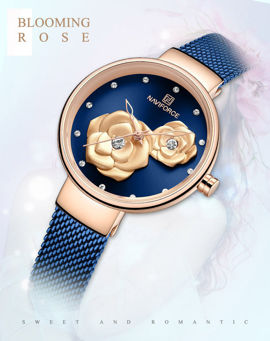 Reloj de Cuarzo para Mujer con Pulsera de Acero Inoxidable - Image 5
