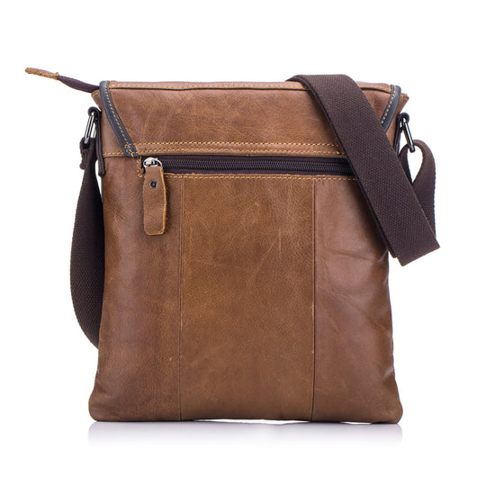 Bolsa Crossbody Ejecutiva de Cuero Vacuno con Compartimento Vertical - Image 4