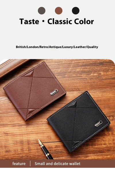 Billetera Delgada para Hombre con Múltiples Compartimentos - Cuero Suave Plegable - Image 16