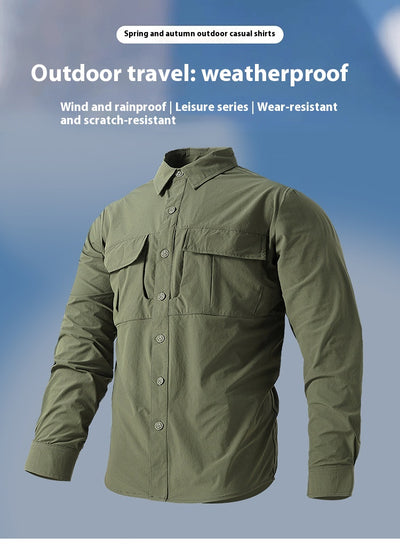 Camisa Táctica de Secado Rápido Consul para Hombre - Múltiples Bolsillos Entrenamiento - Image 15