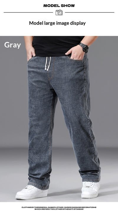 Pantalones Holgados de Cintura Elástica para Hombre Talla Grande - Image 20