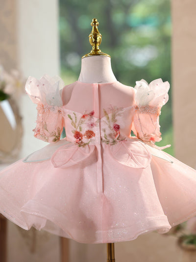 Vestido de Princesa Lujo Asequible para Fiestas de Cumpleaños Infantiles - Image 6