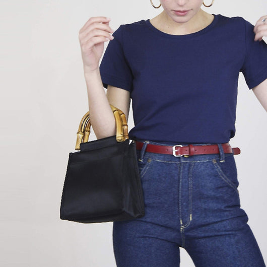 Bolso de Mano en Seda y Bambú - Diseño Elegante y Resistente - Image 7