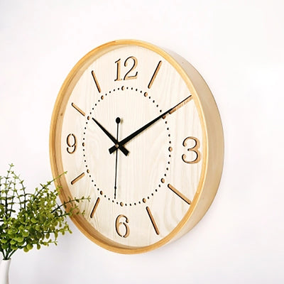 Reloj de Pared Minimalista en Madera Maciza - Image 4