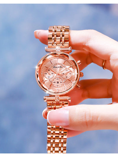 Reloj Casual Impermeable para Mujer con Tres Ojos - Image 10