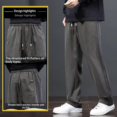 Jeans Rectos Holgados para Hombre - Comodidad Casual - Image 16