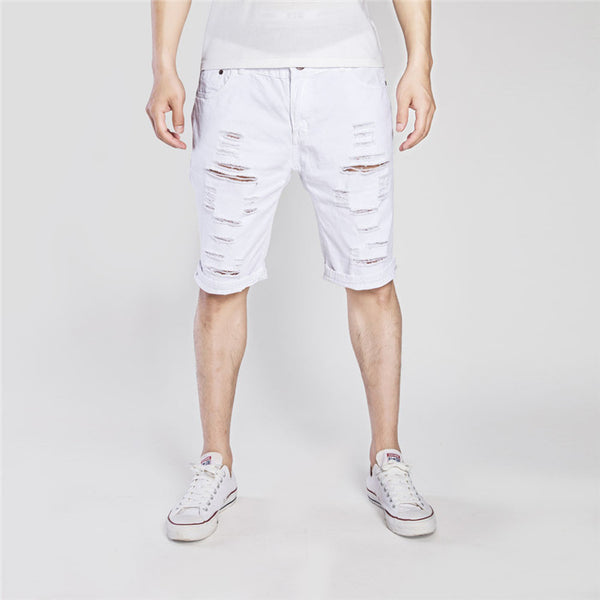 Pantalones Vaqueros Rotos Desgastados para Hombre