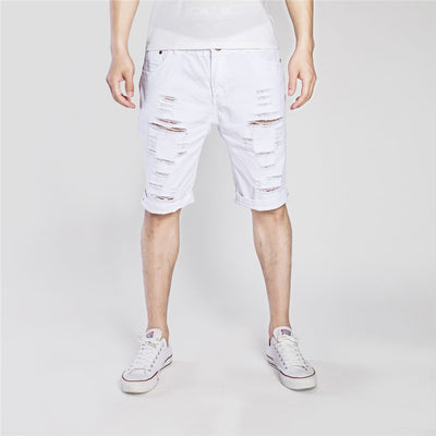 Pantalones Vaqueros Rotos Desgastados para Hombre - Image 2