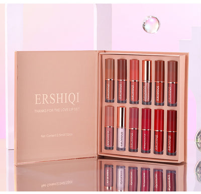 Set de 12 Brillos Labiales de Larga Duración con Acabado Mate - Image 11