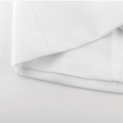 Blusa Asimétrica Blanca y Negra de Dos Botones - Versátil para Capas y Uso Exterior - Image 6