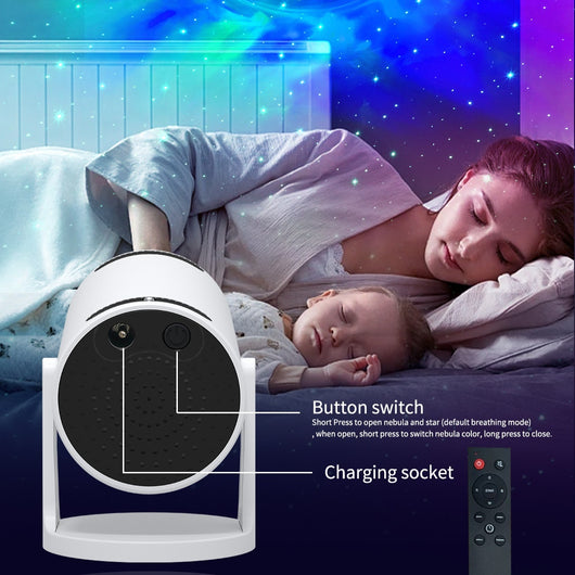Lámpara Proyector de Nebulosa con Altavoz Bluetooth - Luz Estelar Romántica - Image 7