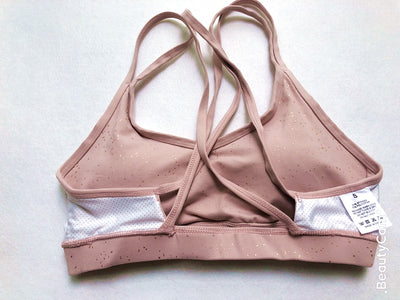 Conjunto Brillante de Pantalón y Sostén Metalizado Estrellado - Image 11