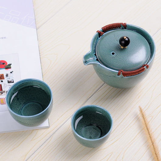 Juego de Té Kung Fu Portátil con Colador Integrado