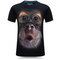 Playera Casual Estampado Animal 3D Personalizada Talla Grande Hombre