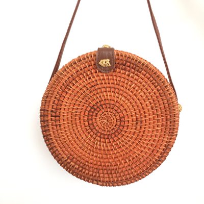 Bolsa Tejida de Ratán Multicolor - Image 5