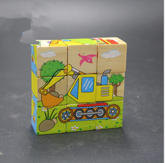 Cubos de Madera 6 en 1 para Desarrollo Cognitivo Infantil - Image 4