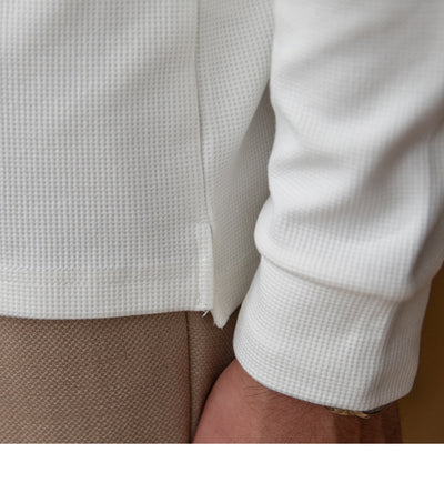 Camisa Slim Fit de Manga Larga con Solapa para Hombre - Image 4