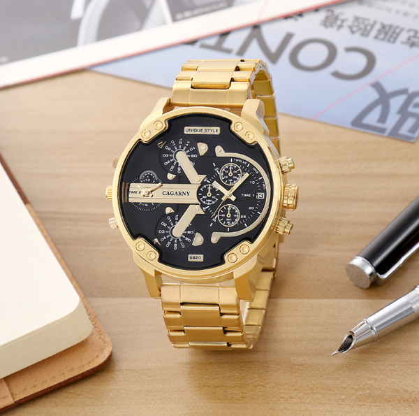 Reloj de Cuarzo Kartani 6820 - Acero Negro Elegante para Hombre - Image 4