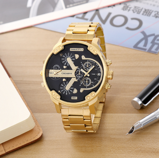 Reloj de Cuarzo Kartani 6820 - Acero Negro Elegante para Hombre - Image 4