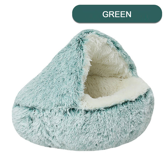 Cama Cueva Acogedora para Gatos y Perros - Diseño Tipo Donut Térmico - Image 12