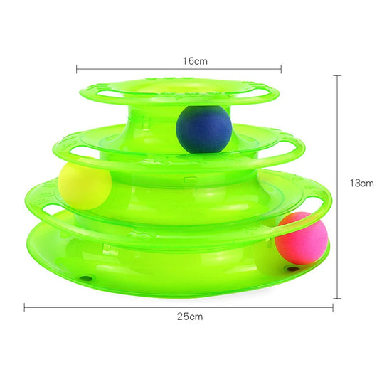 Plataforma Giratoria Triple para Gatos Shake - Image 14